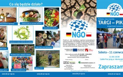 Zapraszamy na polsko-niemieckie TARGI organizacji pozarządowych, które odbędą się w sobotę 11 czerwca 2022 w Gubinie